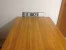 Car license plate with Nano foil