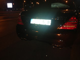 Car license plate with Nano foil